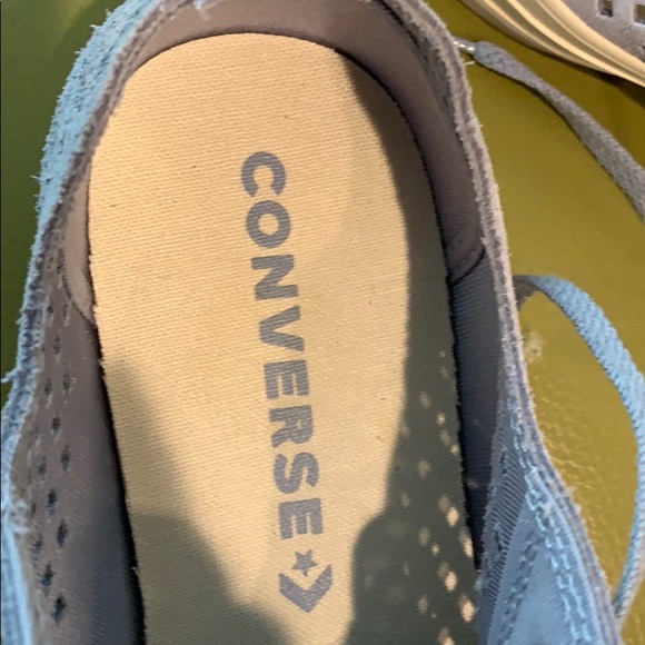 Converse All Star light Blue Suede shoes - Picture 8 of 8